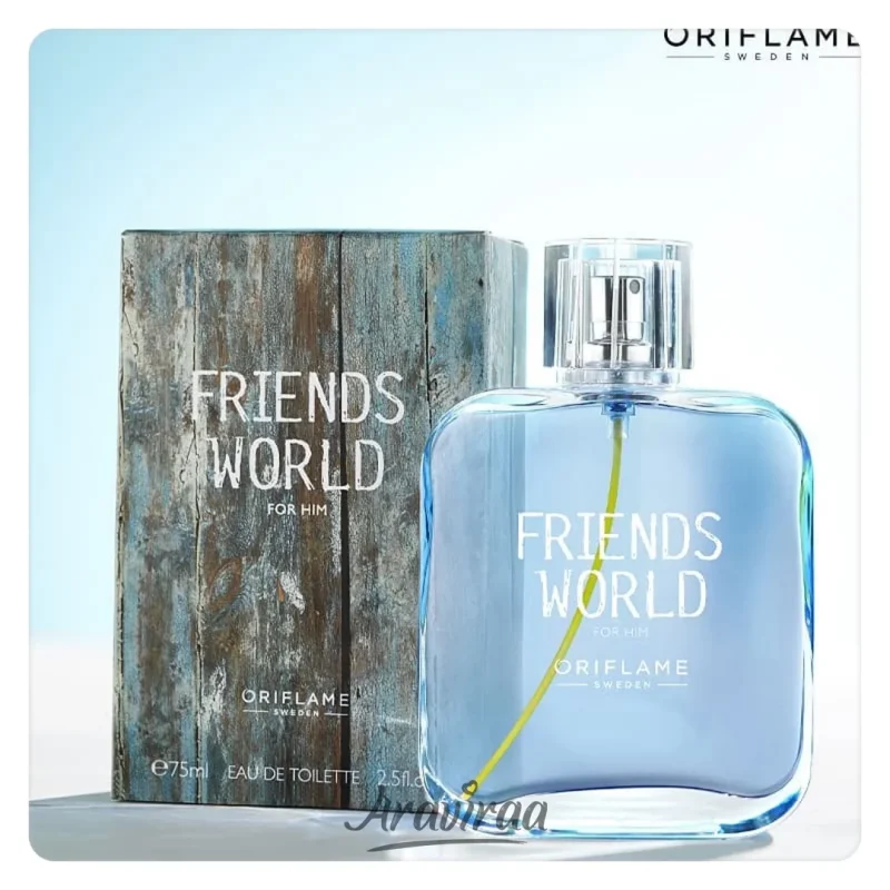ادوتویلت مردانه Friends World اوریفلیم 75 میل | فروشگاه اینترنتی آراویرا