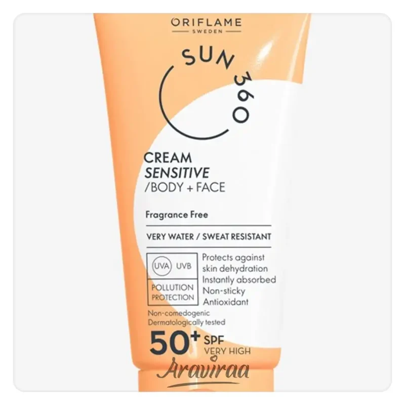 Cream Sensitive Body Face SPF 50 35760 1 | فروشگاه اینترنتی آراویرا