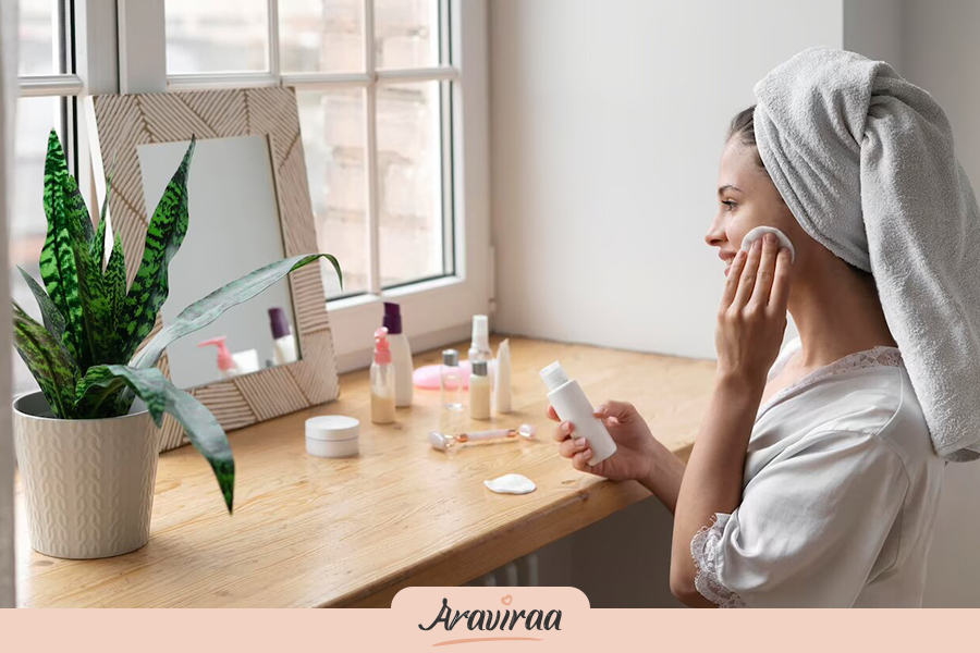 آماده سازی پوست برای ماسک صورت